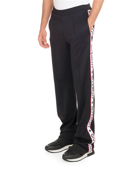 givenchy logo track pants replica|givenchy joggers men sale.